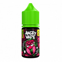 Жидкость Angry Vape - Паук Меломан (Малиновая газировка) 30мл 20мг