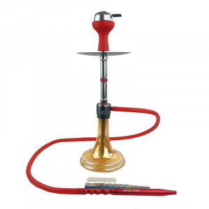 Кальян Seven Star - AM-613 Silver Red 60см (полный комплект)