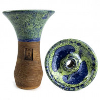 Чаша для кальяна Werkbund - Evo Deep (Coral Blue Green) Фанел