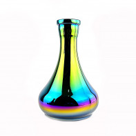 Колба для кальяна Капля - Зеленый Перламутр 28см (Росколба)