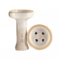 Чаша для кальяна Облако - ДУША BLACK Белая (Прямоток)