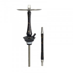 Кальян Union Hookah - Sleek акрил шишки чёрный 50см(Без колбы)