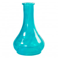 Колба для кальяна Drops - Лазурный со швом (косяк с покраской)