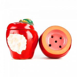 Чаша для кальяна Tortuga - Запретный плод (Красная) (Прямоток)