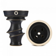 Чаша для кальяна Tortuga - Мона Графит (Прямоток)