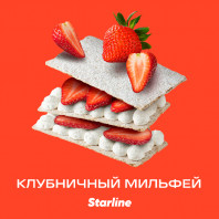 Табак для кальяна Starline - Клубничный мильфей (Клубничное пирожное с маскарпоне)  250г