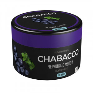 Смесь для кальяна Chabacco MEDIUM - Blueberry Mint (Черника с мятой) 40г