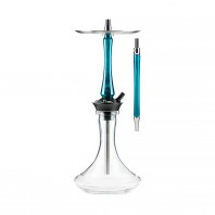 Кальян Union Hookah - Sleek АКРИЛ (Бирюзовый) 50см (Без колбы)