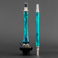 Кальян Union Hookah - Sleek АКРИЛ (Бирюзовый) 50см (Без колбы)