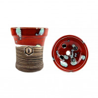 Чаша для кальяна Kolos - Mita Glaze color 123 (Прямоток)