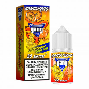 Жидкость GANG - Цитрусовый Бабл Гам 30мл 20мг
