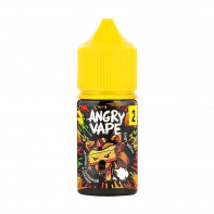 Жидкость Angry Vape Ultra - Енот Щипач (Чизкейк с клубникой и бананом) 30мл 20мг