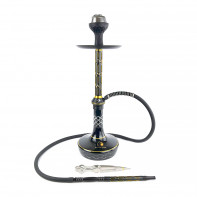 Кальян Seven Star - E-78S Black - Gold 60см (Полный комплект)