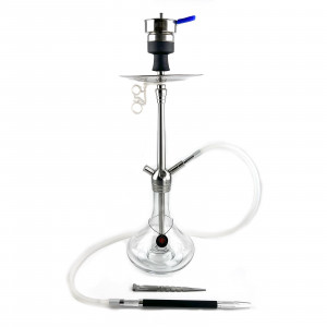 Кальян AMY Deluxe - SS05 Crystal (Feather Steel)  (Полный комплект)