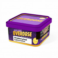 Табак для кальяна Overdose - Клубника Базилик (Strawberry Basil) 200г
