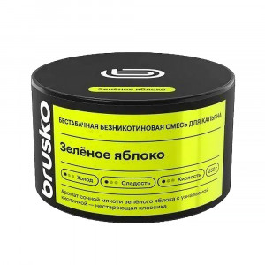 Смесь для кальяна BRUSKO MEDIUM - Зеленое яблоко 250г