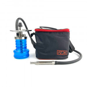 Кальян Pizduk Hookah - PRO Black-bag (Синяя колба) 20см