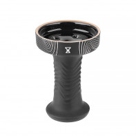 Чаша для кальяна Alpha Bowl - WAWE KILLER (BLACK CENOTE) (Прямоток)