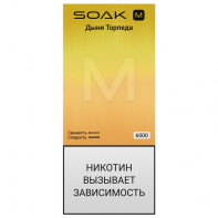 Электронная сигарета SOAK M2 6000 - Torpedo (Дыня Торпеда)