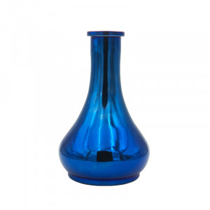 Колба для кальяна капля e.drop со швом Синий перламутр 28см