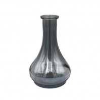 Колба для кальяна капля e.drop со швом Серебро 28см