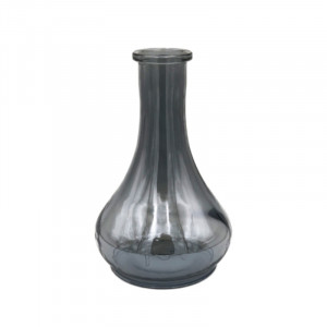 Колба для кальяна капля e.drop со швом Серебро 28см