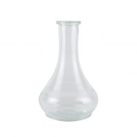 Колба для кальяна капля e.drop со швом Прозрачная 28см