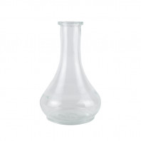 Колба для кальяна капля e.drop со швом Прозрачная 28см