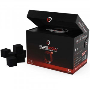 Кокосовый уголь для кальяна Black Cocos 96 шт 22мм