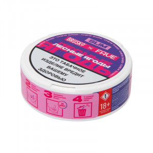 Табак жевательный «BRUSKO X FAVE», SLIM, Лесные ягоды, 10г