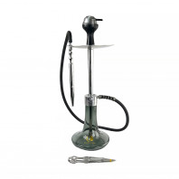 Кальян Seven Star - E-200B Silver Black 67см (Полный комплект)