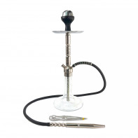 Кальян Seven Star - E-60 Silver 60см (Светящаяся колба) (Полный комплект)