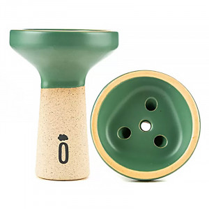 Чаша для кальяна Облако Trio Black - Зеленый матовый (Прямоток)