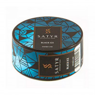 Табак для кальяна Satyr - Black Ice (Мята Лед) 25г