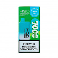 Электронная сигарета HQD Cuvie BAR 7000 - Двойная мята