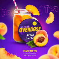 Табак для кальяна Overdose - Персиковый чай (Peach Iced Tea) 100г