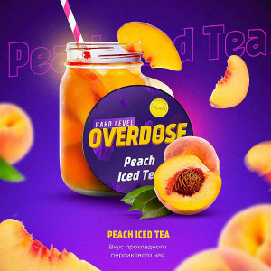 Табак для кальяна Overdose - Персиковый чай (Peach Iced Tea) 100г