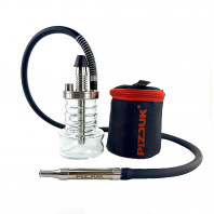 Кальян Pizduk Hookah - LITE Black-bag (Прозрачная колба) 20см
