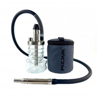 Кальян Pizduk Hookah - LITE Grey-bag (Прозрачная колба) 20см