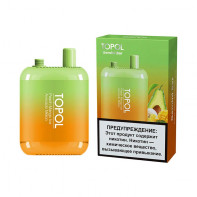 Электронная сигарета TOPOL Gemini Bar 10000 - Персик манго со льдом / авокадо дыня