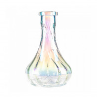 Колба для кальяна Капля - Рифленый Перламутр (Drops) 28см