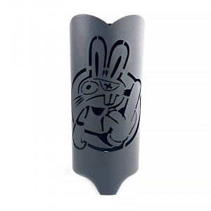 Колпак для кальяна Fire Bowl - Заяц (Черный)