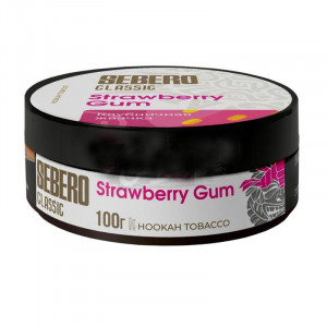 Табак для кальяна Sebero Classic - Strawberry Gum (Клубничная жвачка) 100г