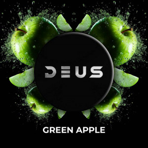 Табак для кальяна Deus - Green Apple (Зеленое яблоко) 100г