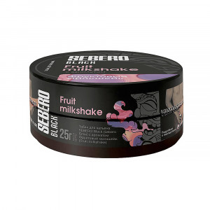 Табак для кальяна Sebero Black - Fruit milkshake (Фруктовый милкшейк) 25г