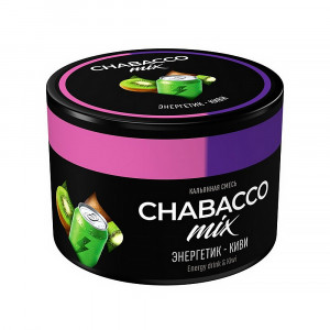 Смесь для кальяна Chabacco Mix MEDIUM - Энергетик Киви (Energy Drink & Kiwi) 40г