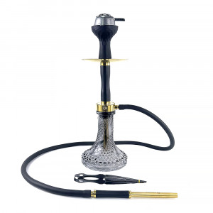 Кальян Seven Star - E-102S-SS GOLD BLACK 52см (Полный комплект)