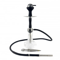 Кальян Seven Star - E-102S-SS SILVER (Прозрачная колба) 52см (Полный комплект)