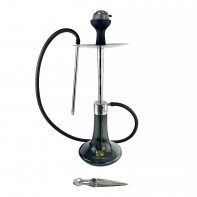 Кальян Seven Star - E-100B-SS SILVER BLACK 67см (Полный комплект)