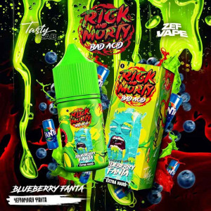 Жидкость Rick & Morty Bad Acid EXTRA HARD - Blueberry Fanta (Черничная фанта) 30мл 20мг 20мг